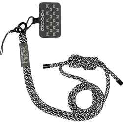 スマホショルダー 斜めがけ/首掛け/肩掛け 細め スマホストラップ ストラップ ホルダー 付 スマホ ショルダー ストラップ ESSENTIALS Rope Phone Strap ブラック MC_SPASRPEES_BK