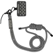 スマホショルダー 斜めがけ/首掛け/肩掛け 細め スマホストラップ ストラップ ホルダー 付 スマホ ショルダー ストラップ ESSENTIALS Rope Phone Strap ブラック MC_SPASRPEES_BK