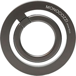 MagSafe 対応 リング スタンド 付き 薄型 スマホリング マグネット 使用 マグセーフ 携帯リング リングスタンド ESSENTIALS Magnetic Ring スペースグレー MC_IWMRGMEER_SG
