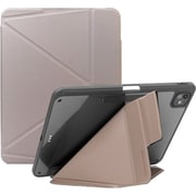 iPad Pro 11インチ M4 対応 ケース 手帳型 背面 クリア 3WAY スタンド ペンシル ホルダー 付 耐衝撃 保護 カバー LUCID REFINED エレファントグレー MC_PPECSAILT_EG