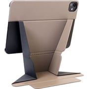 iPad Pro 11インチ M4 対応 ケース 手帳型 4WAY スタンド付 耐衝撃 保護 カバー 動画視聴 タイピング 目線 高い スタンド LUCID REFINED RAISE エレファントグレー MC_PPECSAILR_EG
