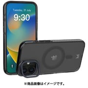 iPhone 16 Plus 対応 ケース クリア MagSafe 対応 スタンド 付き 耐衝撃 スマホケース マグセーフ 透明 スマホカバー LUCID トランスパレント/チャコール MC_IPBCSPTLP_TC