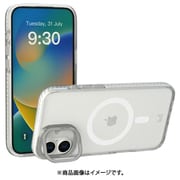 iPhone 16 Plus 対応 ケース クリア MagSafe 対応 スタンド 付き 耐衝撃 スマホケース マグセーフ 透明 スマホカバー LUCID トランスパレント/シルバー MC_IPBCSPTLP_TS