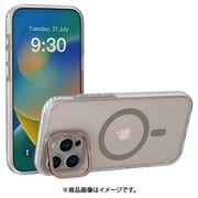 iPhone 16 Pro Max 対応 ケース クリア MagSafe 対応 スタンド 付き 耐衝撃 スマホケース マグセーフ 透明 スマホカバー LUCID トランスパレント/ゴールド MC_IPGCSPTLP_TG