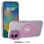 iPhone 16 Plus 対応 ケース クリア MagSafe 対応 スタンド 付き 耐衝撃 スマホケース マグセーフ 透明 スマホカバー LUCID トランスパレント/コーラル MC_IPBCSPTLP_TL
