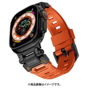 MC_WA4BDRBRS_OR [Apple Watch 対応 バンド ラバー スポーツ ベルト 調節可 スポーツバンド ESSENTIALS Rubber Strap オレンジ]