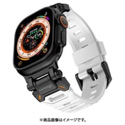 MC_WA4BDRBRS_WH [Apple Watch 対応 バンド ラバー スポーツ ベルト 調節可 スポーツバンド ESSENTIALS Rubber Strap ホワイト]