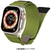 MC_WA4BDNYNS_OV [Apple Watch 対応 バンド スポーツ ベルト 調節可 スポーツバンド ESSENTIALS Nylon Strap オリーブ]