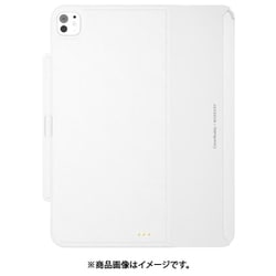 iPad Pro 13インチ M4 対応 ケース Apple 純正 Magic Keyboard 対応 人工 皮 革 ApplePencil 充電 ペン収納 保護 カバー CoverBuddy ホワイト ME_PPFCSPCCY_WH
