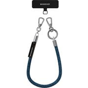 スマホ ストラップ ちぎれない ホルダー 付 落下防止 手首 軽量 携帯ストラップ 円形 カラビナ 付 スマホストラップ Wrist Strap (8.3mm) オーシャンミント ME_SPASRPEW8_OM
