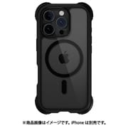 iPhone 16 Pro 対応 ケース クリア MagSafe 対応 耐衝撃 MIL規格 マグセーフ スマホケース Odyssey M レザーブラック ME_IPRCSPTO1_LB