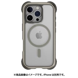 iPhone 16 Pro 対応 ケース クリア MagSafe 対応 耐衝撃 MIL規格 マグセーフ スマホケース Odyssey M チタニウム ME_IPRCSPTO1_TI