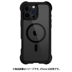 iPhone 16 Pro Max 対応 ケース クリア MagSafe 対応 耐衝撃 MIL規格 マグセーフ スマホケース Odyssey M レザーブラック ME_IPGCSPTO1_LB