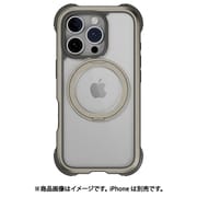 iPhone 16 Pro 対応 ケース クリア MagSafe 対応 スタンド リング付き 耐衝撃 MIL規格 スマホケース マグセーフ リング スマホカバー Odyssey Stand M チタニウム ME_IPRCSPTO6_TI