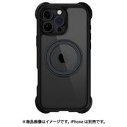 iPhone 16 Pro Max 対応 ケース クリア MagSafe 対応 スタンド リング付き 耐衝撃 MIL規格 スマホケース マグセーフ リング スマホカバー Odyssey Stand M レザーブラック ME_IPGCSPTO6_LB