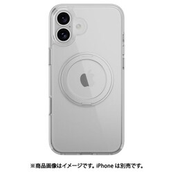 iPhone 16 Plus 対応 ケース クリア MagSafe 対応 スタンド リング付き 耐衝撃 MIL規格 スマホケース マグセーフ リング スマホカバー MagStand 360 M トランスパレント ME_IPBCSPTM1_TR