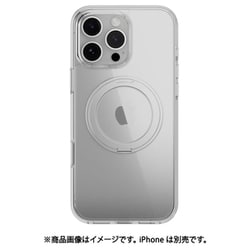 iPhone 16 Pro Max 対応 ケース クリア MagSafe 対応 スタンド リング付き 耐衝撃 MIL規格 スマホケース マグセーフ リング スマホカバー MagStand 360 M トランスパレント ME_IPGCSPTM1_TR