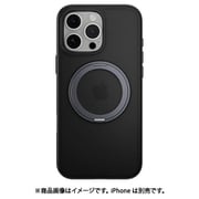 iPhone 16 Pro Max 対応 ケース クリア MagSafe 対応 スタンド リング付き 耐衝撃 MIL規格 スマホケース マグセーフ リング スマホカバー MagStand 360 M ブラック ME_IPGCSPTM1_BK