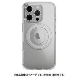 iPhone 16 Pro 対応 ケース クリア MagSafe対応 スタンド リング付き 耐衝撃 MIL規格 スマホケース マグセーフ リング スマホカバー MagStand 360 M with Ring トランスパレント ME_IPRCSPTM7_TR