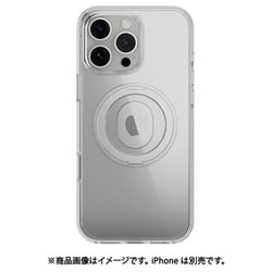 iPhone 16 Pro Max 対応 ケース クリア MagSafe対応 スタンド リング付き 耐衝撃 MIL規格 スマホケース マグセーフ リング スマホカバー MagStand 360 M with Ring トランスパレント ME_IPGCSPTM7_TR