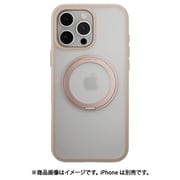 iPhone 16 Pro Max 対応 ケース クリア MagSafe 対応 スタンド リング付き 耐衝撃 MIL規格 スマホケース マグセーフ リング スマホカバー MagStand 360 M ロゼ ME_IPGCSPTM1_RS