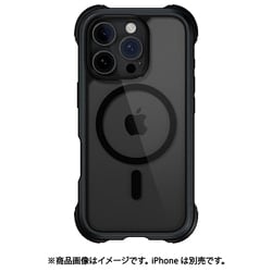 iPhone 16 Pro 対応 ケース クリア MagSafe 対応 耐衝撃 MIL規格 マグセーフ スマホケース Odyssey M メタルブラック ME_IPRCSPTO1_BK
