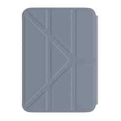 iPad mini 7 mini6 対応 ケース 手帳型 5WAY スタンド付き 保護 カバー 合成 皮 革 case 動画視聴 タイピング スタンド FACET アラスカンブルー ME_PMACSPLF4_AB
