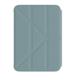iPad mini 7 mini6 対応 ケース 手帳型 5WAY スタンド付き 保護 カバー 合成 皮 革 case 動画視聴 タイピング スタンド FACET エクスブルー ME_PMACSPLF4_EB