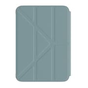 iPad mini 7 mini6 対応 ケース 手帳型 5WAY スタンド付き 保護 カバー 合成 皮 革 case 動画視聴 タイピング スタンド FACET エクスブルー ME_PMACSPLF4_EB
