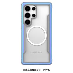 Galaxy S25 Ultra 対応 ケース クリア MagSafe対応 耐衝撃 米軍MIL規格 スマホケース アルミ フレーム カバー Shield M イリデセント RT_G5LCSAPSS_IR