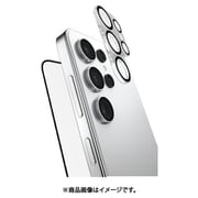 Galaxy S25 Ultra 対応 液晶 ガラスフィルム カメラ保護 フィルム 2点 セット 指紋 気泡 傷 防止 保護ガラス 9H ガラス 使用 カメラ レンズカバー 2 in 1 Bundle Kit クリア RT_G5LSPPCB2_CL