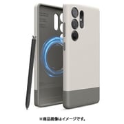 Galaxy S25 Ultra 対応 ケース MagSafe対応 耐衝撃 スマホケース カメラ レンズ 保護 マグネット 付 カバー MAGNETIC GLIDE CASE ストーン/ミディアムグレー EL_G5LCSPTG1_SG