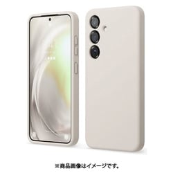 Galaxy S25 対応 ケース シリコン 耐衝撃 スマホケース 指紋 防止 サラサラ シンプル シリコンケース カバー SILICONE CASE ストーン EL_G5SCSSCS6_ST