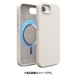 iPhone 16e 対応 ケース マグネット 付き シリコン 耐衝撃 スマホケース 指紋 防止 サラサラ シリコンケース MAGNETIC SILICONE CASE ストーン EL_IS4CSSLS5_ST