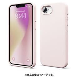 iPhone 16e 対応 ケース シリコン 耐衝撃 スマホケース 指紋 防止 サラサラ シンプル シリコンケース カバー SILICONE CASE ラブリーピンク EL_IS4CSSCS7_LP