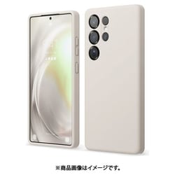 Galaxy S25 Ultra 対応 ケース シリコン 耐衝撃 スマホケース 指紋 防止 サラサラ シンプル シリコンケース カバー SILICONE CASE ストーン EL_G5LCSSCS6_ST