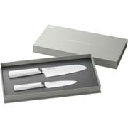 セラミックナイフ ギフトにもぴったりな2本セット(16cm+11cm) ホワイト CLBS-261WH