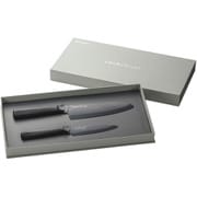セラミックナイフ ギフトにもぴったりな2本セット(16cm+11cm) ブラック CLBS-B261BK