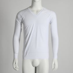 25HYOON Ventilation Vネックシャツ WH L
