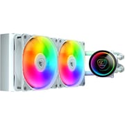 Poseidon Elite 240 ARGB ホワイト 240mm水冷 3年保証 ARGB120mmファン2基搭載 CGR-PSDELRGB-W-240