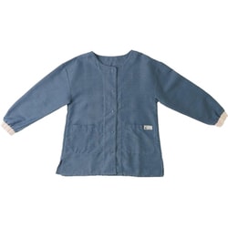 moz Kurbits おしゃれ割烹着 かっぽう着 ダスティブルー ackappou