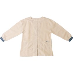 moz Kurbits おしゃれ割烹着 かっぽう着 アイボリー ackappou