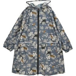 アンダーカバー Kiu ネイビー 花柄 レインコート KiU キウ レインコート レディース メンズ ポンチョ 防水 撥水