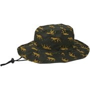 K428-175 KiU キウ UV&RAIN パッカブルサファリハット 2ND ハット 175.レオパード