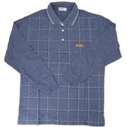 34832 KEN GROVE 吸汗速乾 鹿の子ポロシャツ Mサイズ 32 BLUE kgpoloshirt2