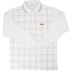 34832 KEN GROVE 吸汗速乾 鹿の子ポロシャツ Mサイズ 32 SILVER kgpoloshirt2
