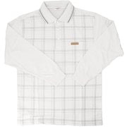 34832 KEN GROVE 吸汗速乾 鹿の子ポロシャツ Mサイズ 32 SILVER kgpoloshirt2