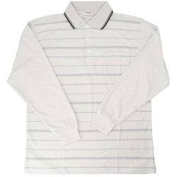 30338 KEN GROVE 吸汗速乾 鹿の子ポロシャツ Mサイズ 38 SILVER kgpoloshirt2