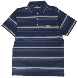 55420 SANTA BARBARA 半袖ポロシャツ LLサイズ 20 NAVY 杢 sbpoloh