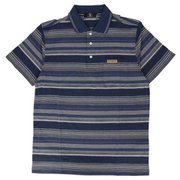 55422 SANTA BARBARA 半袖ポロシャツ LLサイズ 22 NAVY 杢 sbpoloh